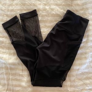 Lululemon high rise mesh cut-out pant